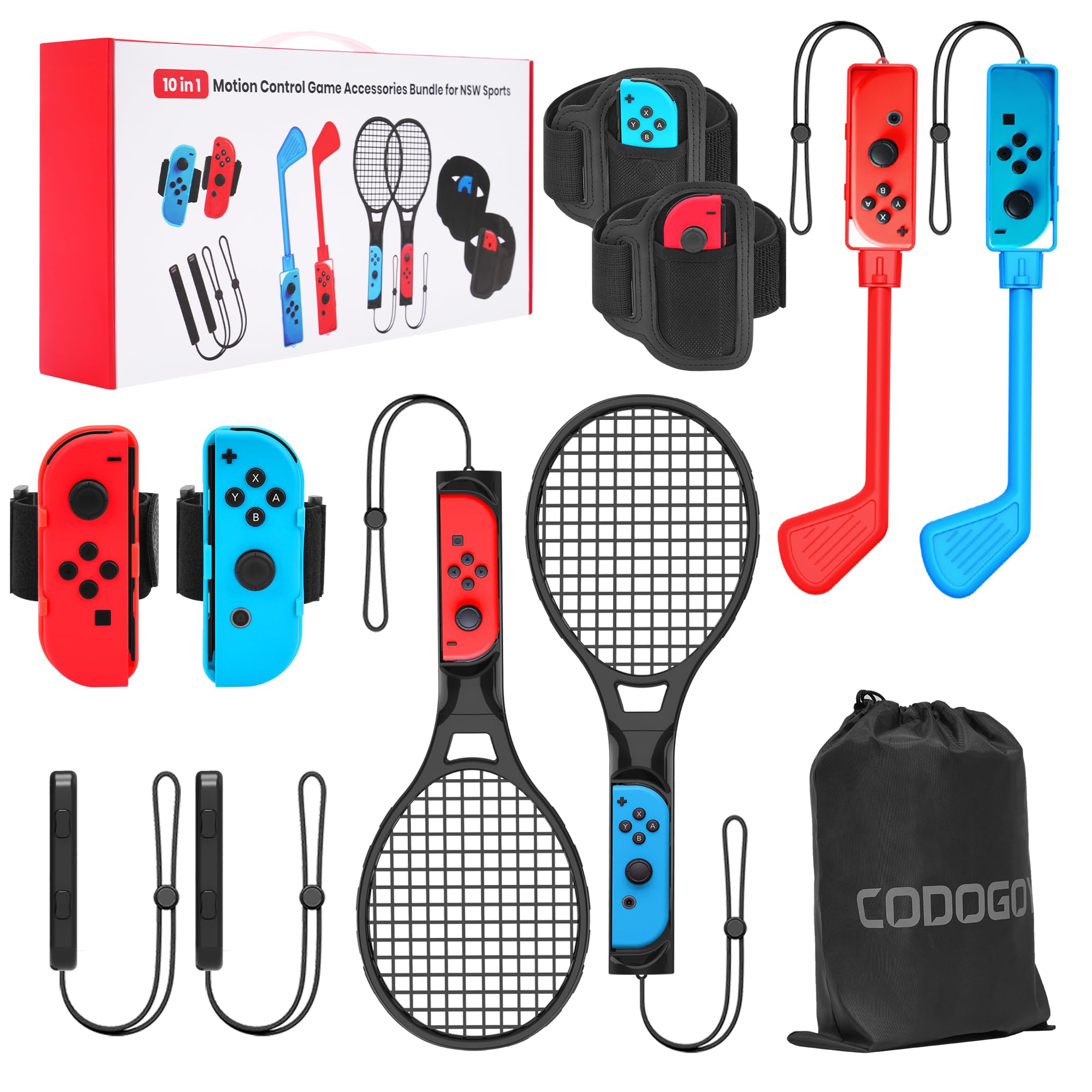 Amazon.com: Switch Sports Accessories - CODOGOY 10 in 1 Switch